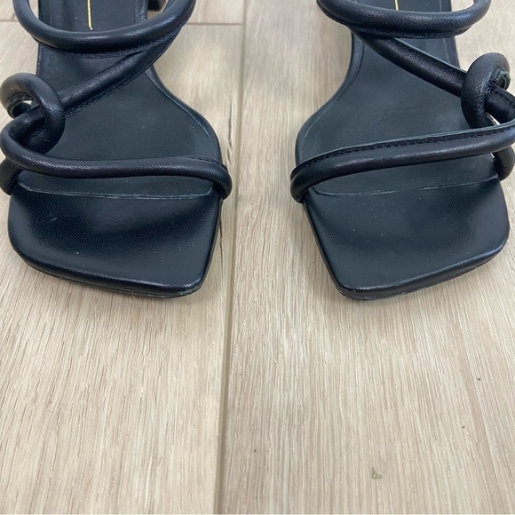 Intentionally Blank Willow Black Leather Sandal Size 5 - Picture 5 of 12